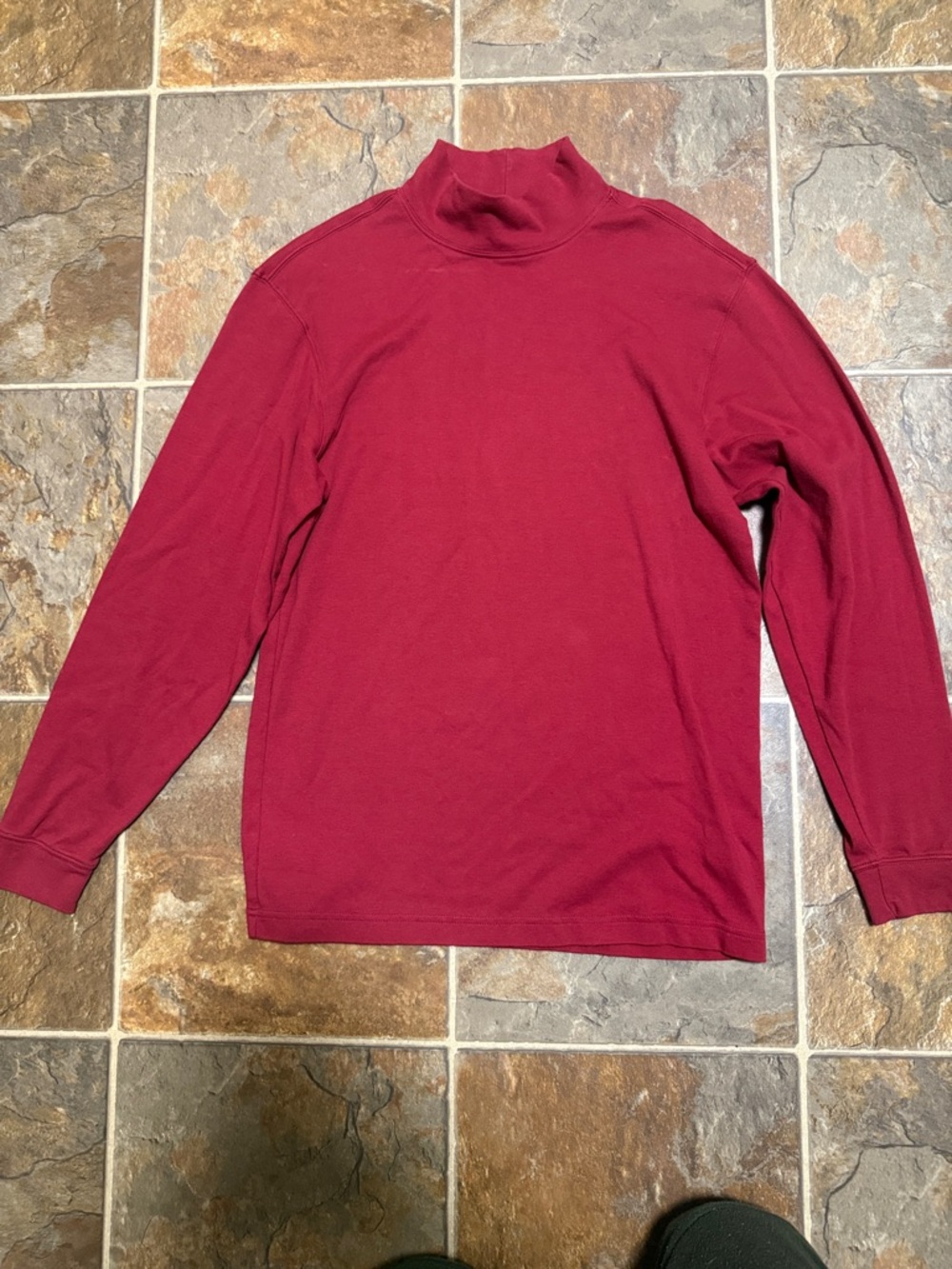 L.L. Bean Men's Medium Red Turtleneck Sweater